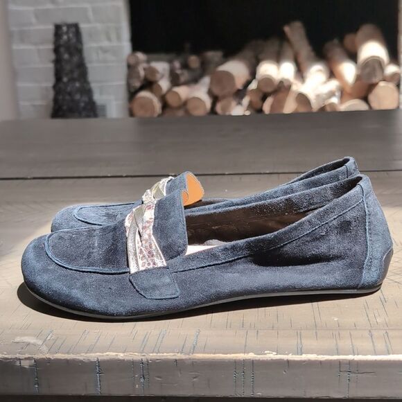 ZAQQ Qerp Velors Black Suede Barefoot Loafers Sz 38 - Picture 8 of 16